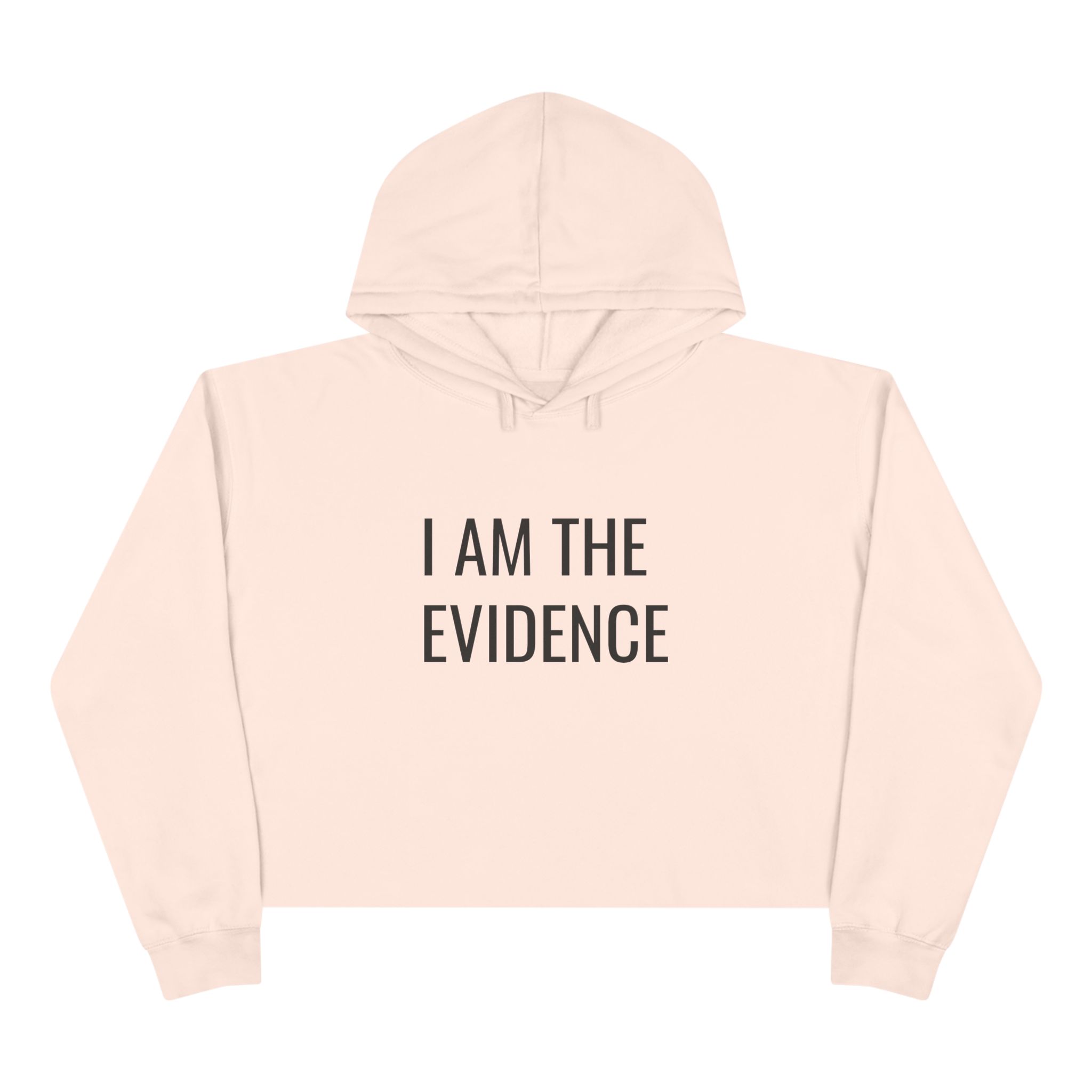 I Am The Evidence - Women's Cropped Hoodie - Image 5