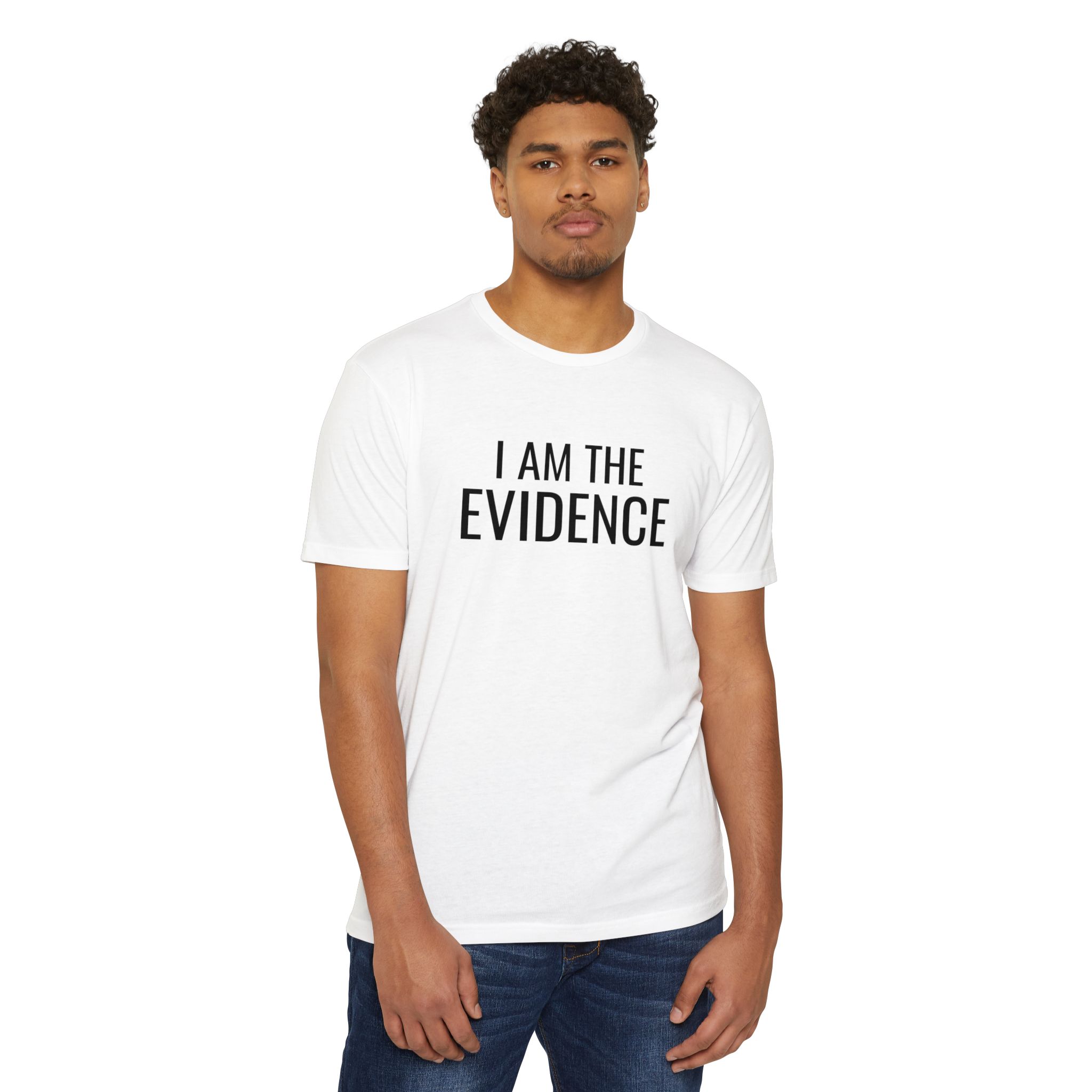 I AM THE EVICENCE- Jersey T-Shirt - Image 6