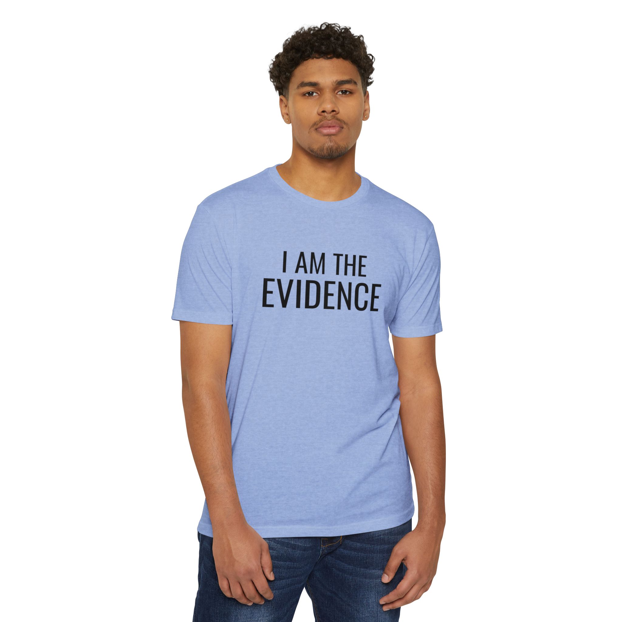 I AM THE EVICENCE- Jersey T-Shirt - Image 12