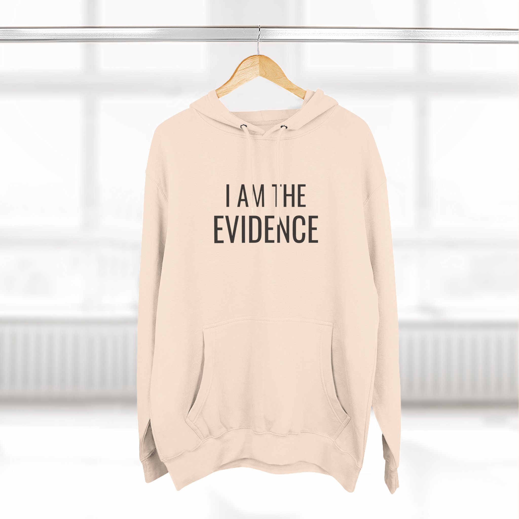 I Am The Evidence Fleece Hoodie- Unisex - Image 12
