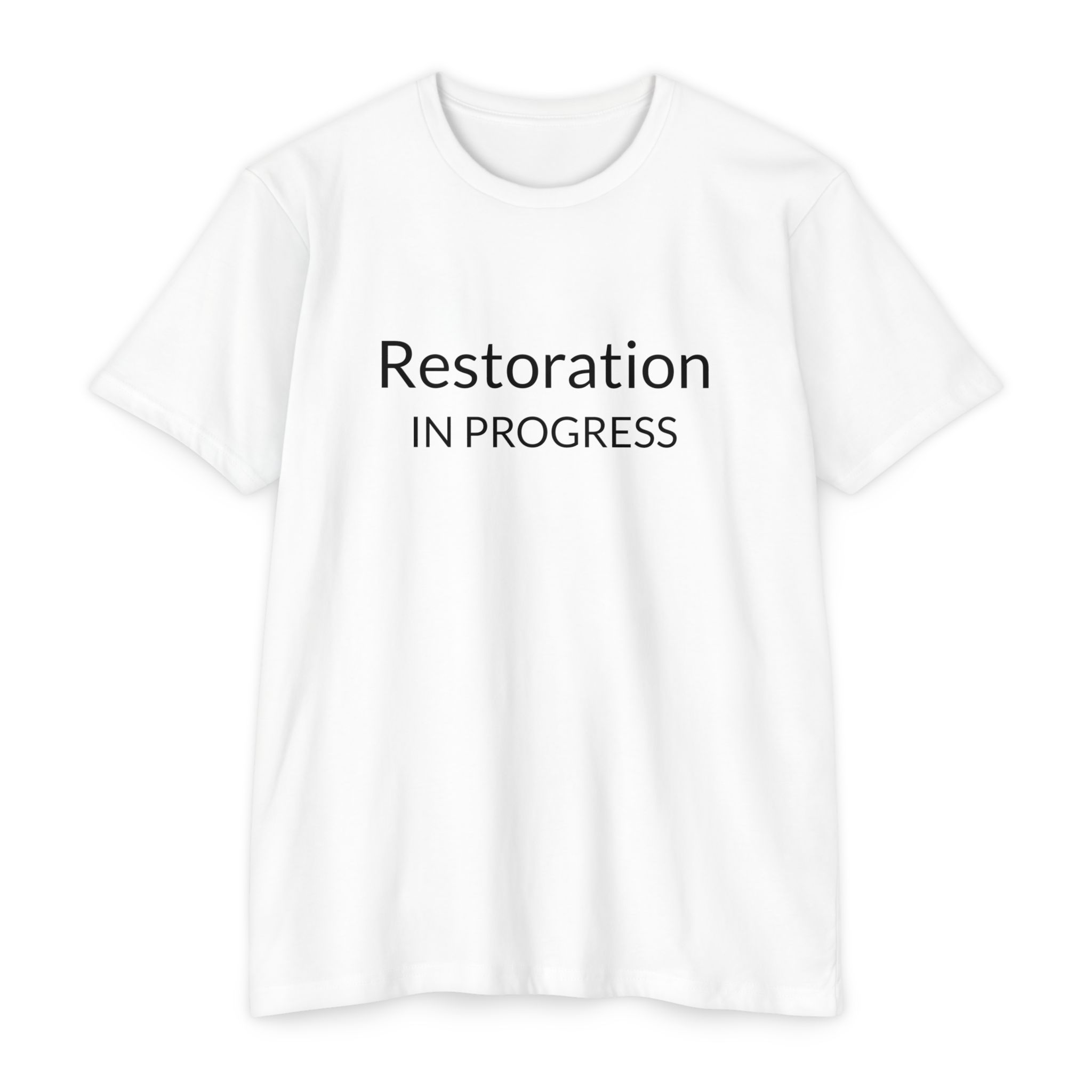 Restoration in Progress- Unisex Jersey T-Shirt - Image 3