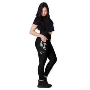 I AM THE EVIDENCE- High waist leggings with pockets (Black)